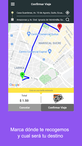 TUTAXI Quito Screen 3
