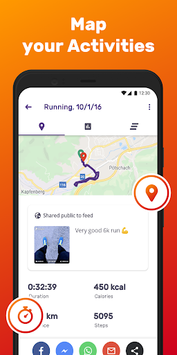 Course et marche GPS FITAPP