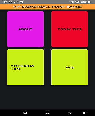 Premium BasketBall Point Range  Betting Tips