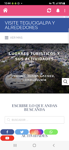 Android application Tirando el Rol por Honduras screenshort