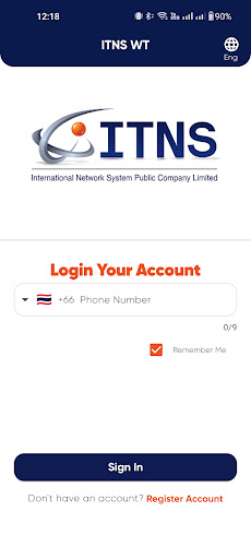 Android application ITNS WT screenshort