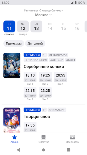 Silver Cinema Screen 2