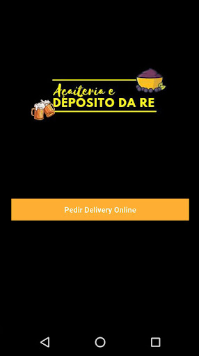 Android application Açaiteria e Depósito da Re screenshort