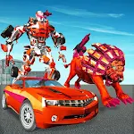 Cover Image of Download Ultimate Lion Robot Car Transf  APK