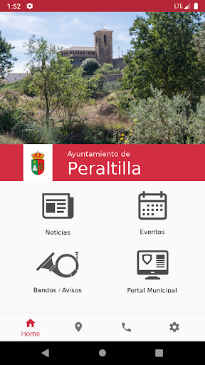 Android application Ayuntamiento de Peraltilla screenshort