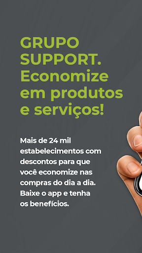 Android application Clube Support screenshort