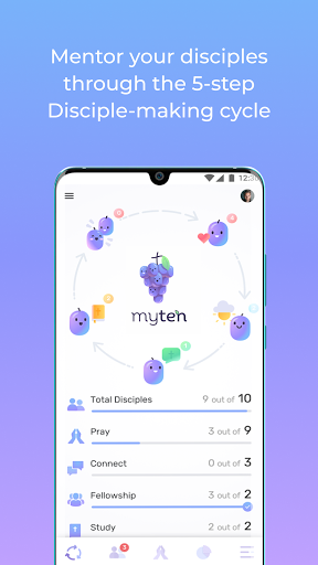 Android application My10 Disciples screenshort