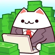 Featured gameplay of simulation business Office Cat: Idle Tycoon Game