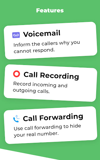 Screenshot of OnPhone - Second Phone Number