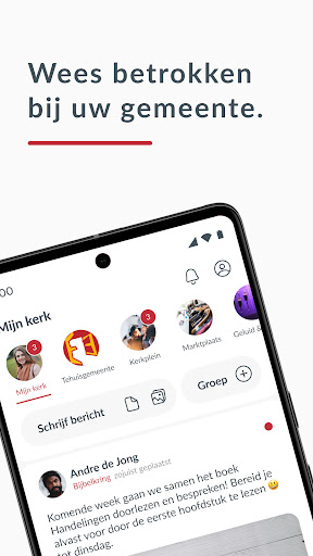 Android application Tehuisgemeente screenshort
