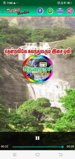 Android application Thenkasi Radio ( தென்காசி வான screenshort