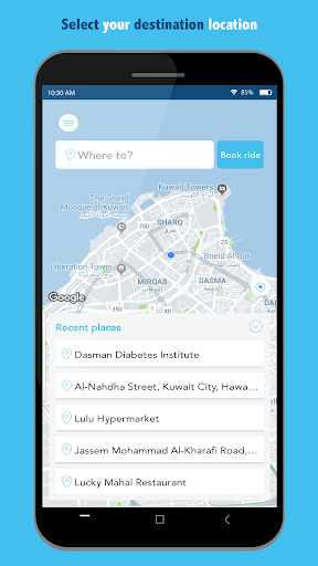 Talyaa - Taxi Booking App Screenshot 2 - AppWisp.com
