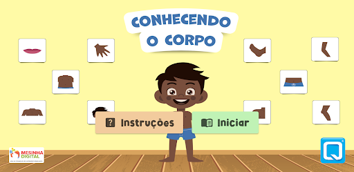 Android application Conhecendo o corpo screenshort