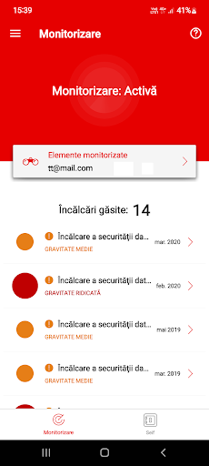 Android application Vodafone Smart ID Protection screenshort