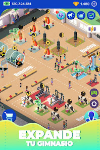 Imágen 4 Idle Fitness Gym Tycoon - Game android