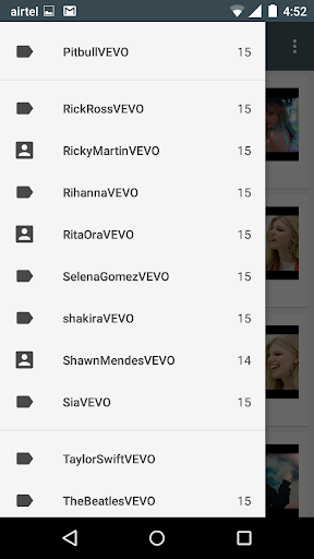 Vevo Videos App Screen 2