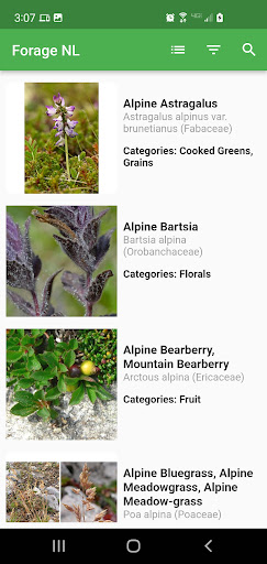 Android application Forage NL screenshort