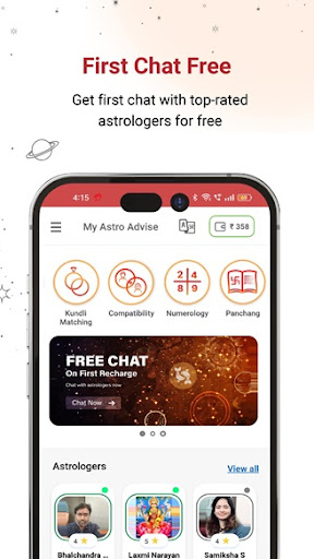 Android application MyAstroAdvise: Live Astrologer screenshort