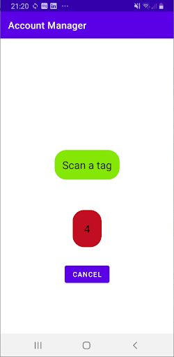Account Manager Screen 2