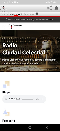 Radio Ciudad Celestial Screen 2