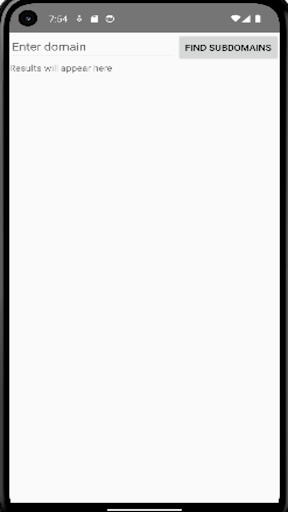 Subdomain Finder Screen 3