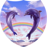 Jumping dolphins live wp icon