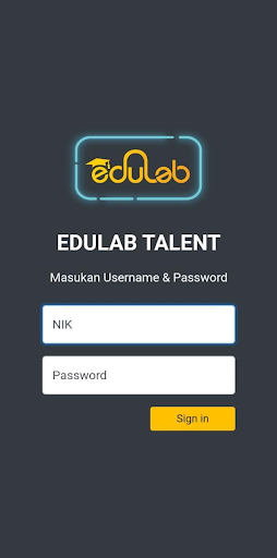 Android application Edulab Talent screenshort