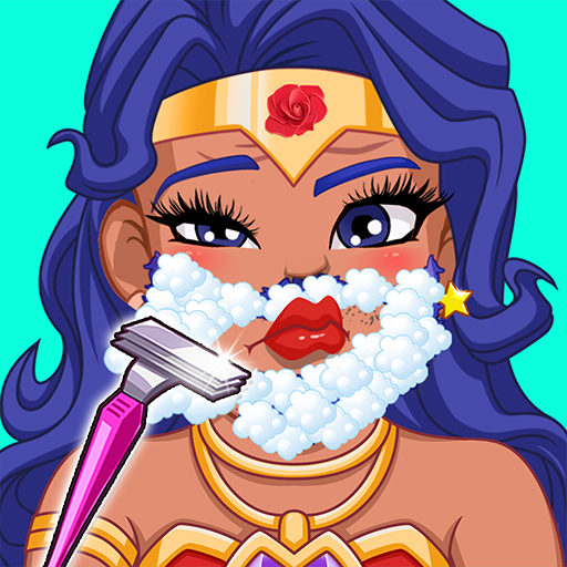 Superhero Shave: Shaving Games logo
