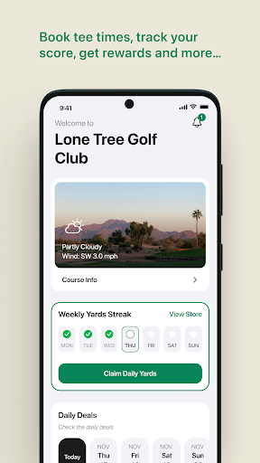 Android application Lone Tree Golf Club screenshort
