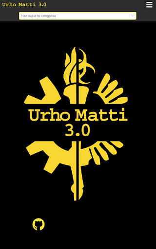 Android application Urho Matti 3.0 - laulukirja screenshort