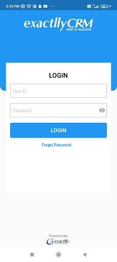 Android application exactllyCRM screenshort