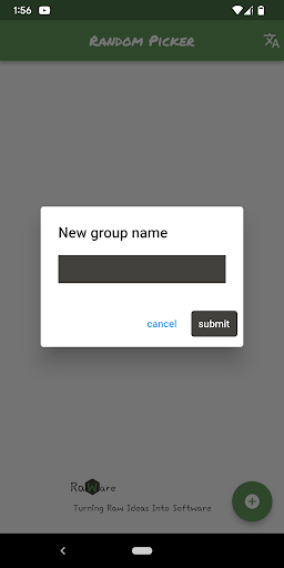 Random Picker Screen 2