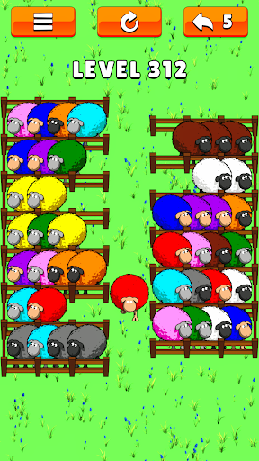 Sheep Sorting Puzzle Screen 2