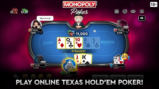 MONOPOLY Poker – Texas Holdem  Full Apk Download 1