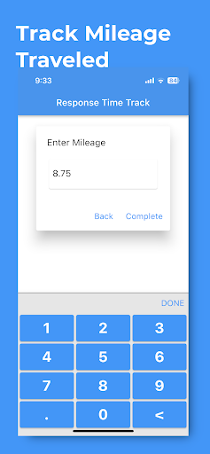 Android application Response Time Track screenshort