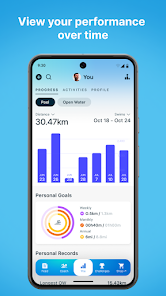 Android wear swimming app 2025