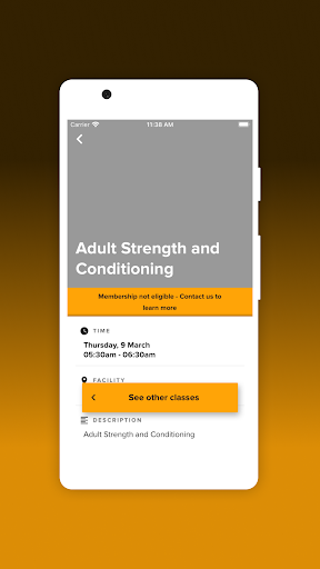 Flexfit Training Center Screen 3