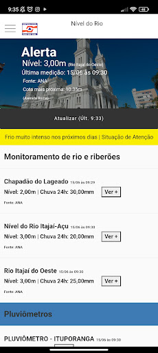 Android application Alerta Rio do Sul screenshort