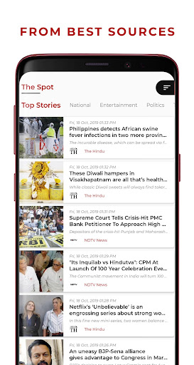 The Spot - Daily Latest News Screen 2