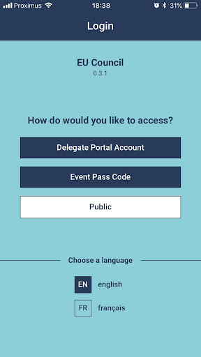 Android application EU Council screenshort