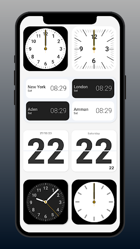 Screenshot of Flip clock: World clock