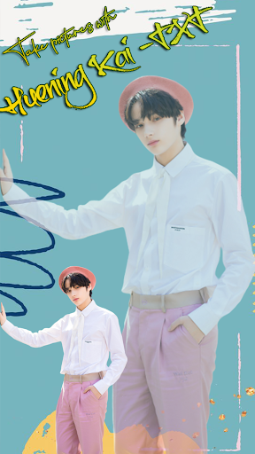 Take pictures with Huening Kai