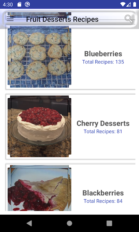 Fruit Desserts Recipes - 6.0 - (Android)