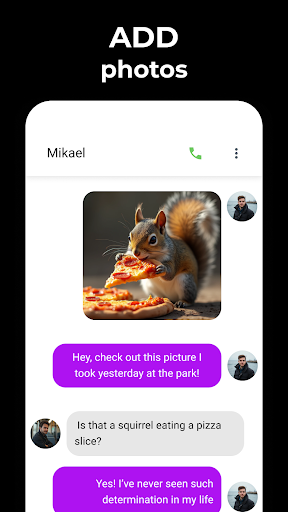 Screenshot of Fake Chat Text Message Creator