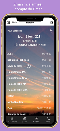 Android application Minha à Paris screenshort