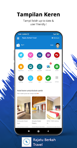 Android application Rajatu Berkah Travel screenshort