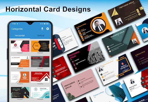 Business Card Maker, Visting Screen 3