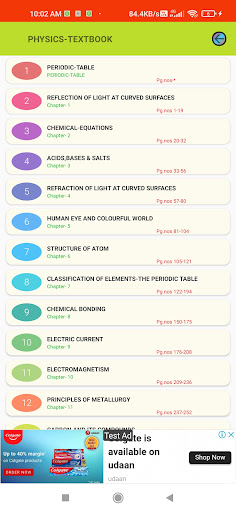 10th Physics Book SCERT