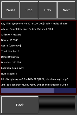 SF Music Player Screen 2