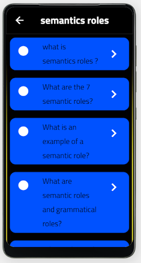 semantics roles Screen 2